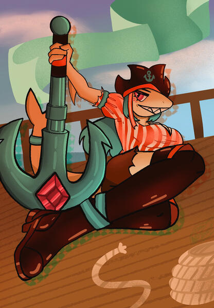 Artfight 2026 Shark Pirate Artfight 2026 Shark Pirate